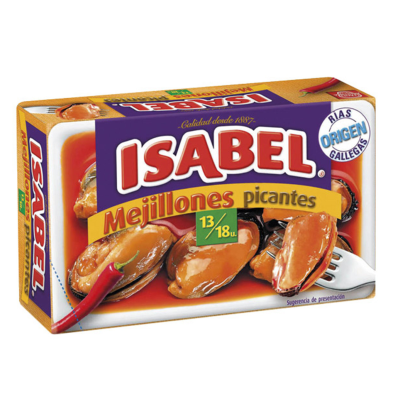 MEJILLONES PICANTES X 120 GR. X 24