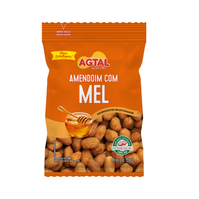 MANI SIN CASCARA CON MIEL 40 x 50g