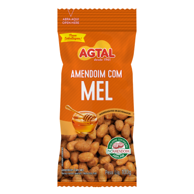 MANI SIN CASCARA CON MIEL 20 x 100g