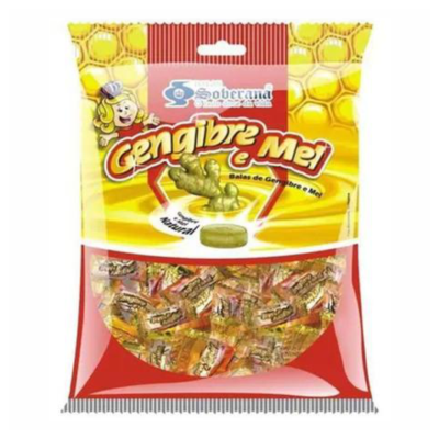 CARAMELO SOBERANA FLOWPACK JENGIBREN MIEL  X600gr